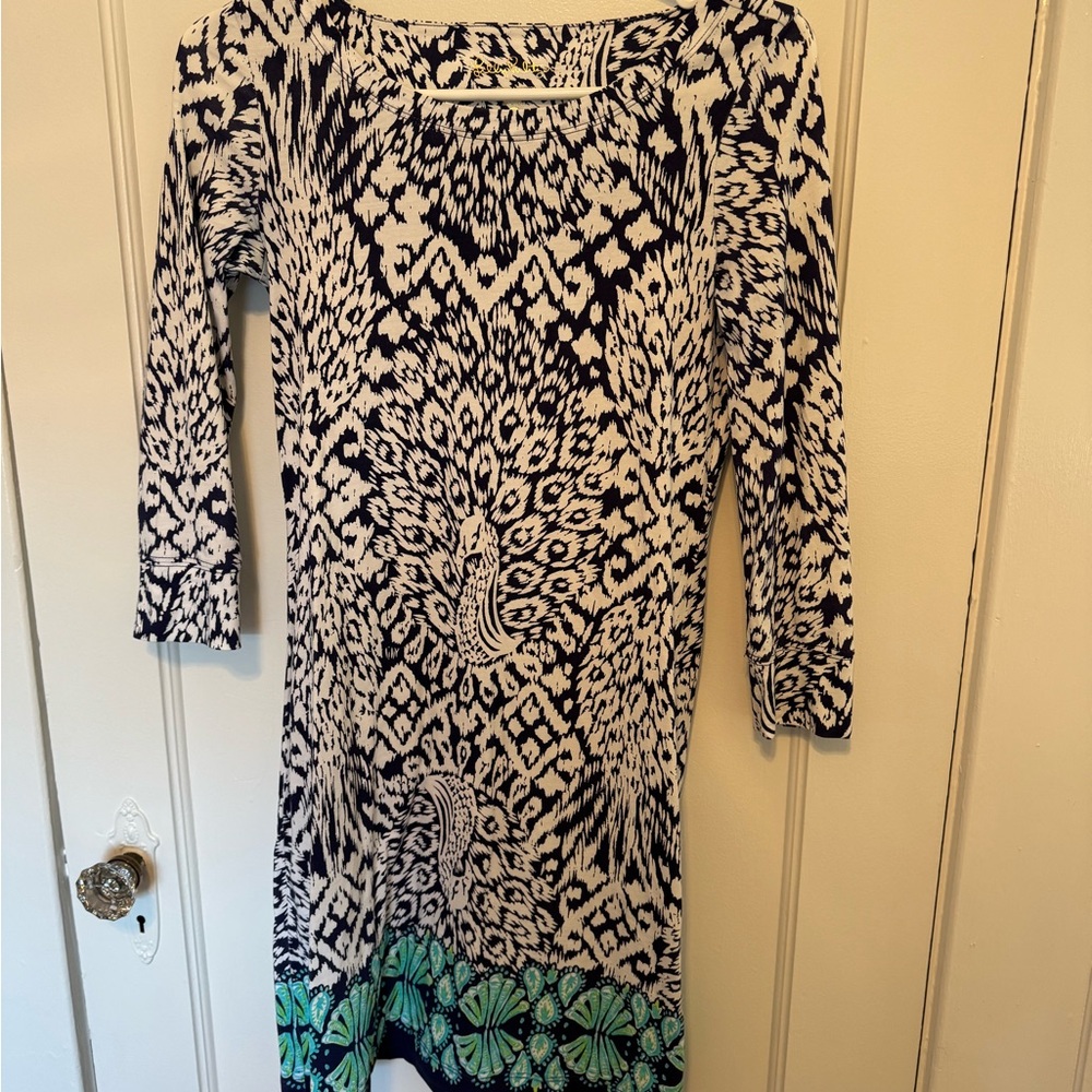 Navy Cotton Dress
